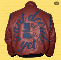 Italian Leather icantdecideyet Varsity Sample 1/1