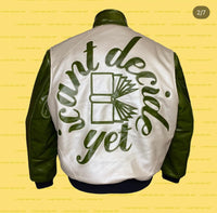 Italian Leather icantdecideyet Varsity Sample 1/1