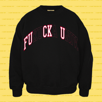 FUCK U Lmtd run college REsweatshirt