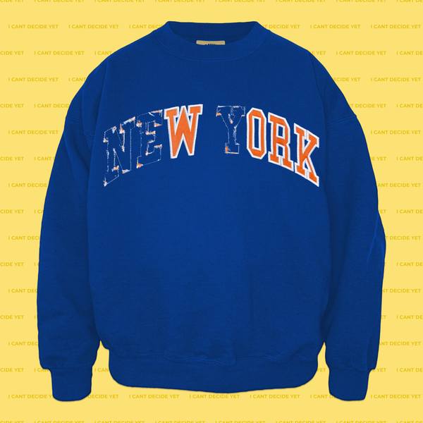 WORK college REsweatshirt (Royal Blue)