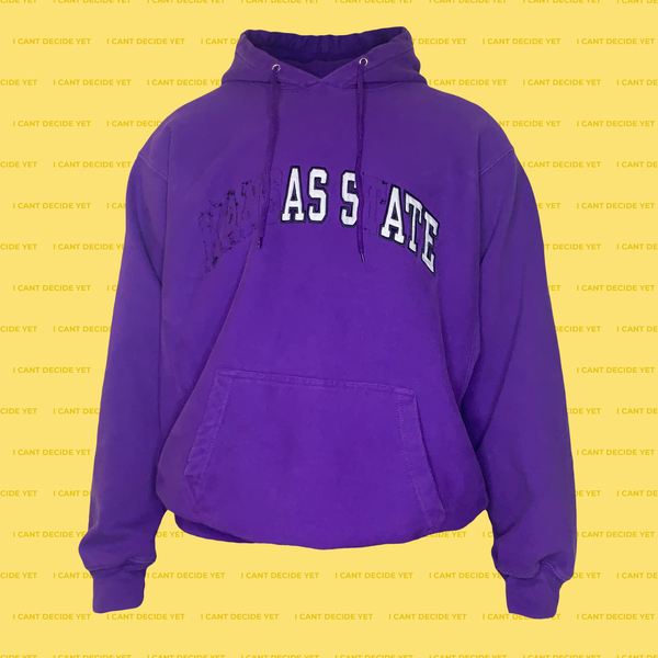 ASS ATE college REsweatshirt
