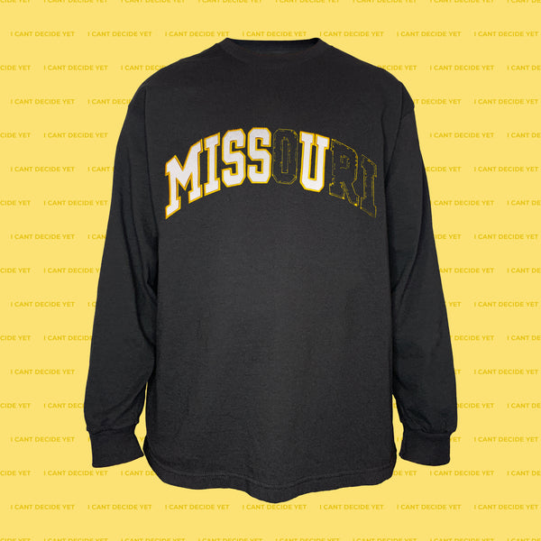 MISS U LS Shirt (Black)